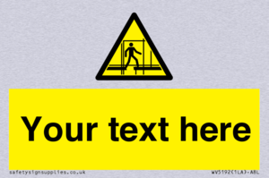 Custom Scaffold Incomplete Sign